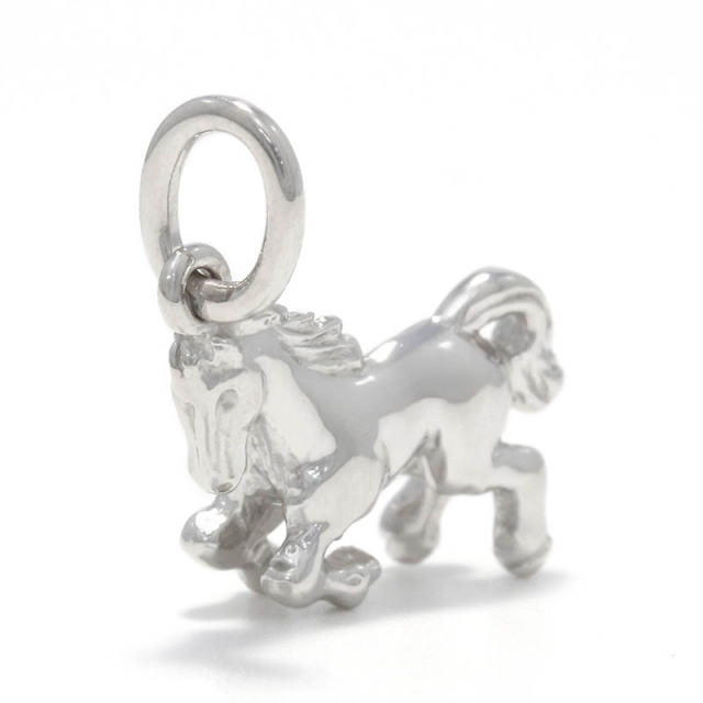 Small Horse Charm - Silver