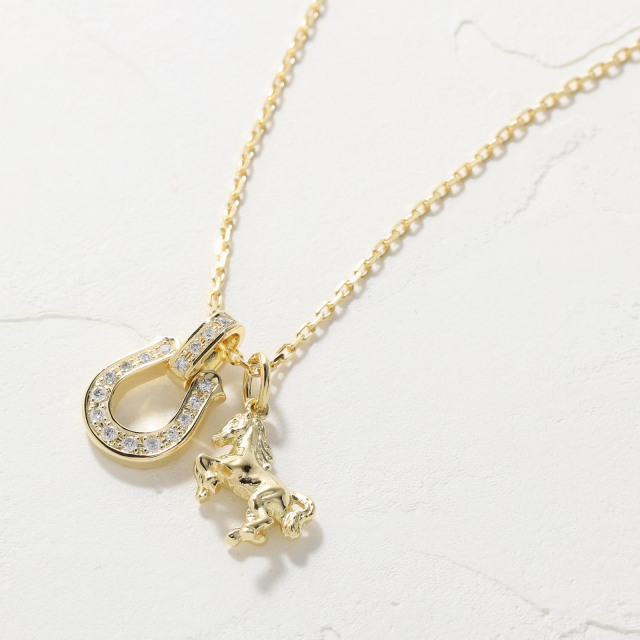 スモールホースチャーム - K18イエローゴールド