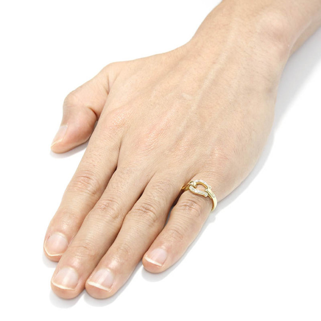 Horseshoe Band Ring - K18Yellow Gold w/Diamond(ホースシューバンドリング - K18イエローゴールド w/ダイヤモンド) SYMPATHY OF SOUL(シンパシーオブソウル) Horseshoe Band Ring - K18Yellow Gold w/Diamond(ホースシューバンドリング - K18イエローゴールド w/ダイヤモンド) SYMPATHY OF SOUL(シンパシーオブソウル)