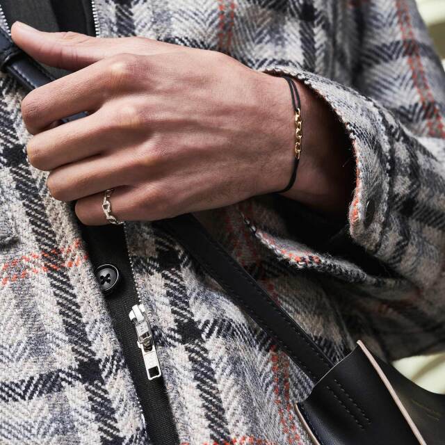 Horseshoe Link Ring - Silver