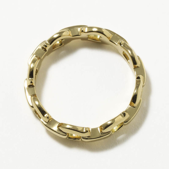 Horseshoe Link Ring - K18Yellow Gold