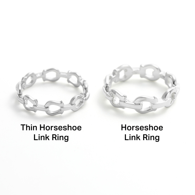 SYMPATHY OF SOUL（シンパシーオブソウル） Horseshoe Link Ring