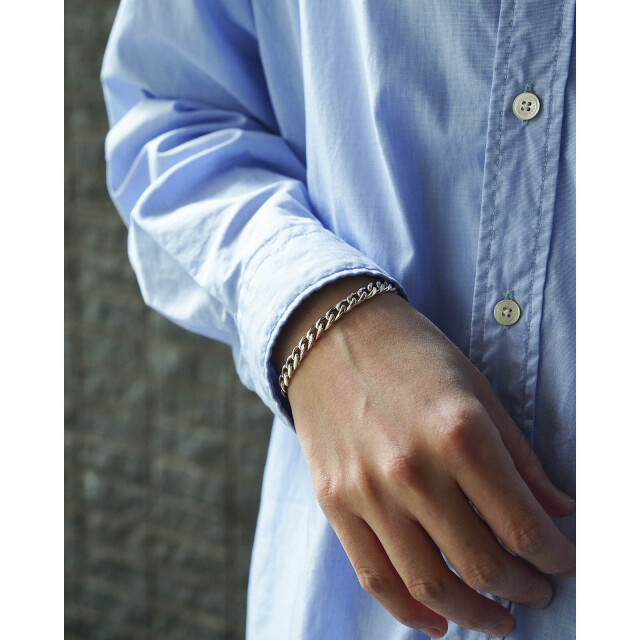 KIHEI Chain Bracelet MOKUME×Silver