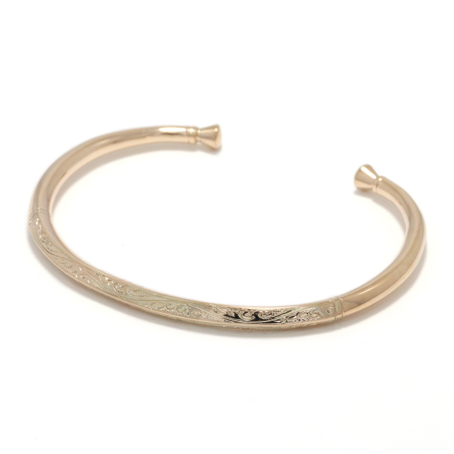 Suman Dhakhwa（スーマンダックワ） Square Leaf Carving Cuff 