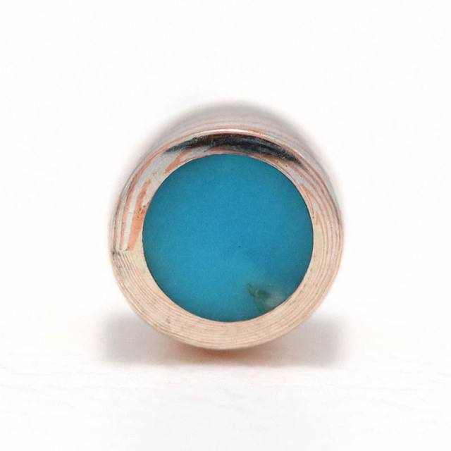 Turquoise Circle Stud Single