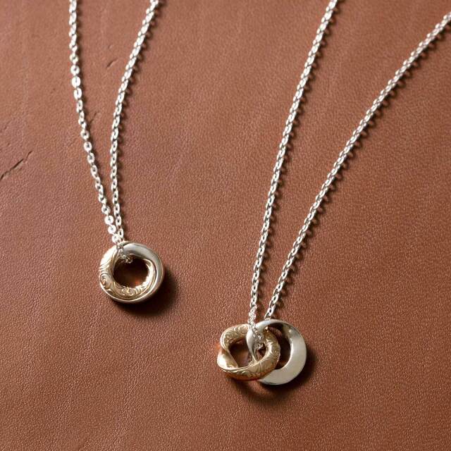 Gimmel Ring Necklace - Silver×10K