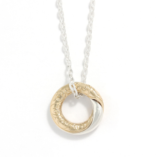 Gimmel Ring Necklace - Silver×10K