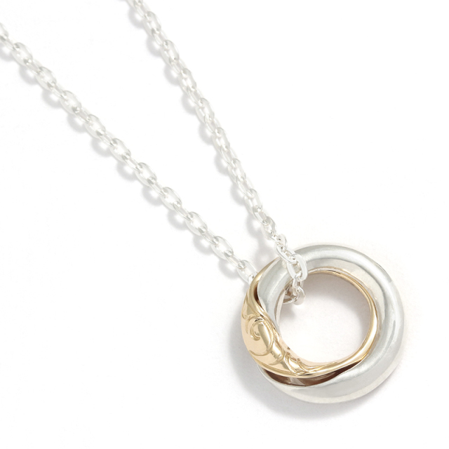 Gimmel Ring Necklace - Silver×10K