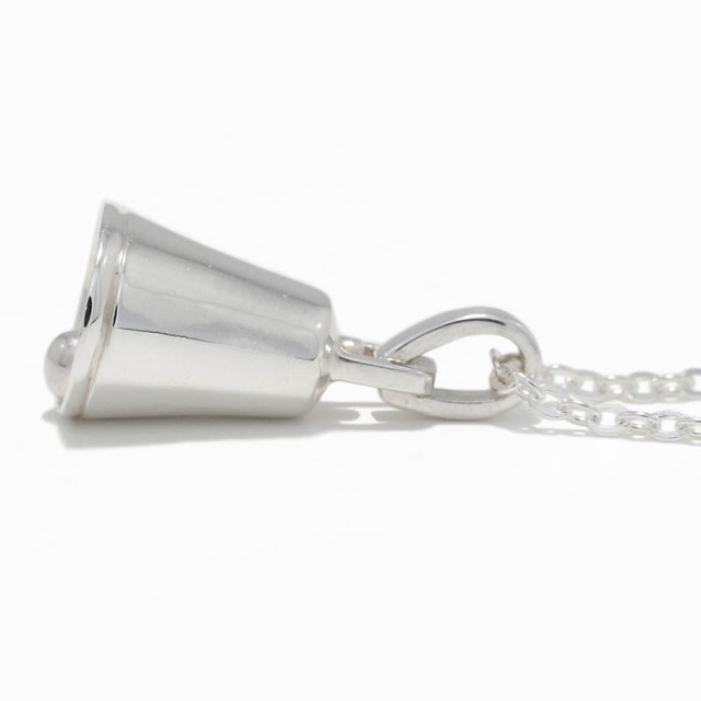 Lucky Bell Charm Necklace / Silver