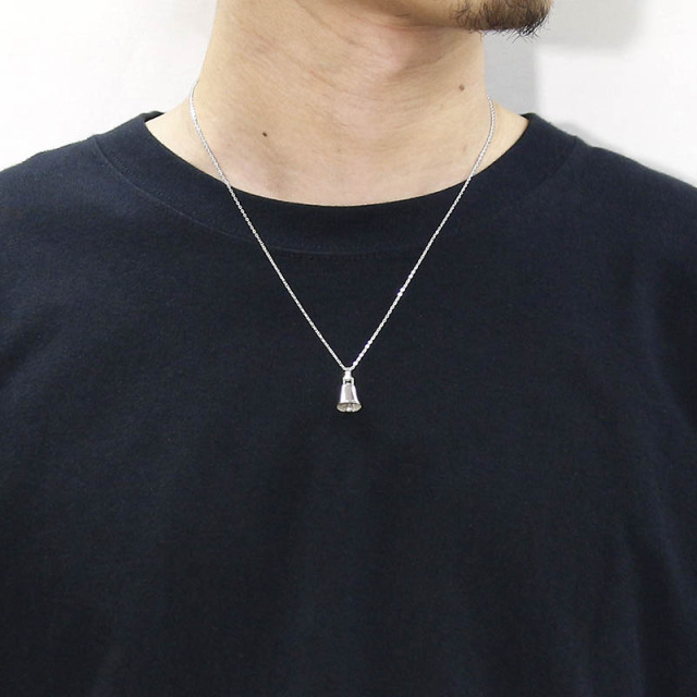 Lucky Bell Charm Necklace / Silver