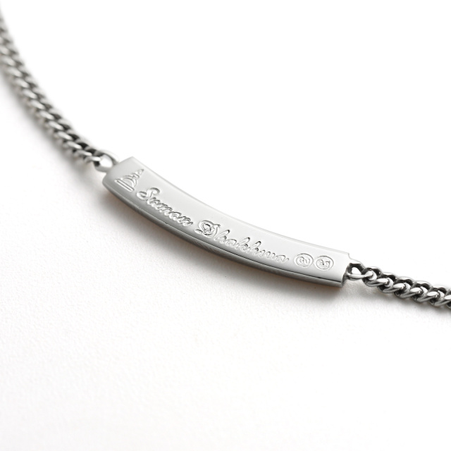 モクメカーブプレートネックレス