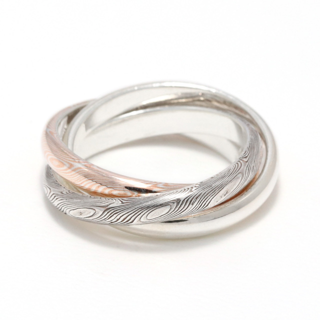 Triple Combination Ring - Silver