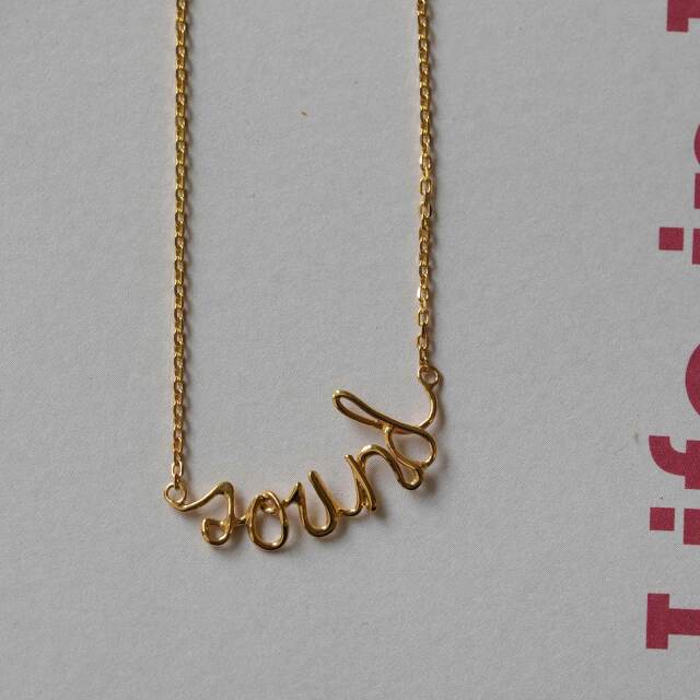 ワイヤーネックレス - サウンド - ゴールドプレート