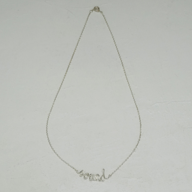 ワイヤーネックレス - サウンド - シルバー
