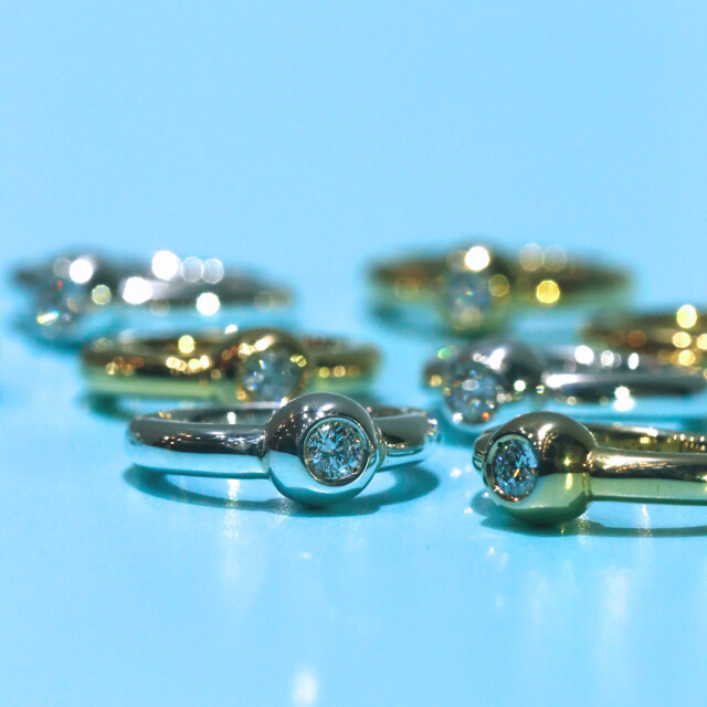 新品　シンパシーオブソウル　シャインピアス　ブラックサファイア SYMPATHY OF SOUL（シンパシーオブソウル） Shine Pierce - Silver w