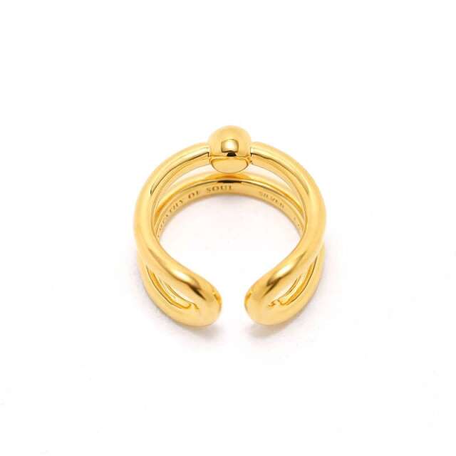 ラボサークルリング - ゴールドコーティング