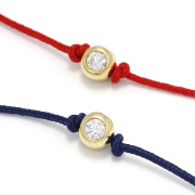 One LG Diamond Bracelet - K18Yellow Gold