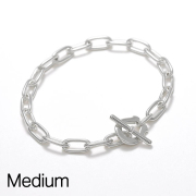 Medium Horseshoe Toggle Bracelet - Long Link