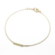 SYMPATHY OF SOUL（シンパシーオブソウル） Logo Plate Bracelet - Oval