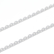 Silver Azuki Chain 2.7mm - Natural