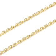 K18Gold 0.7 Square Chain