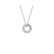 1.1g round pendant with a chain