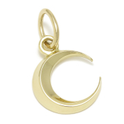 Small Moon Charm - K18Yellow Gold