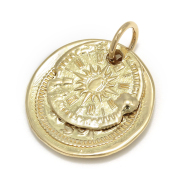 B.C. Coin Pendant / Hope Sun - K18Yellow Gold