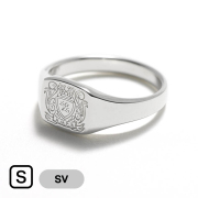 Small Signet Ring - Silver