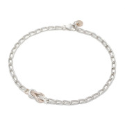 Small Eternal Knot Chain Bracelet