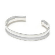 Silver Curvature Bracelet