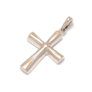 Mokume Cross Pendant