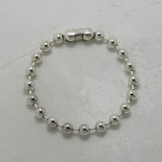 シックボールチェーンブレスレット - シルバー