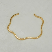 クラウドバングル：ゴールドプレート