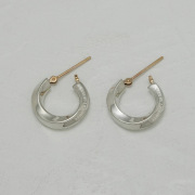 チャビーツイストピアス - シルバー