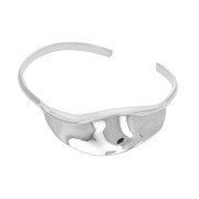 Flutter Bangle - Silver