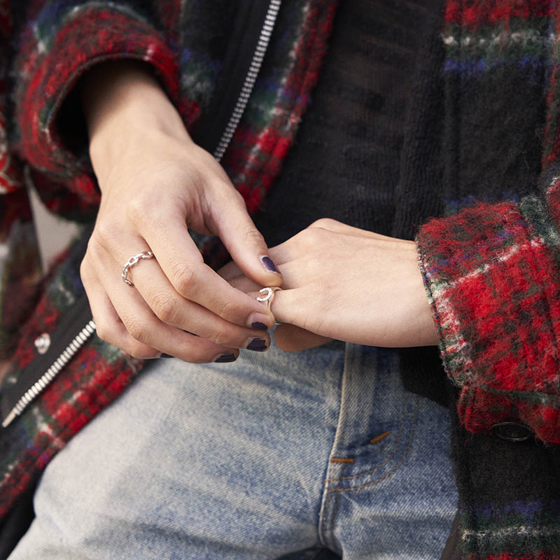 SYMPATHY OF SOUL（シンパシーオブソウル） Horseshoe Link Ring