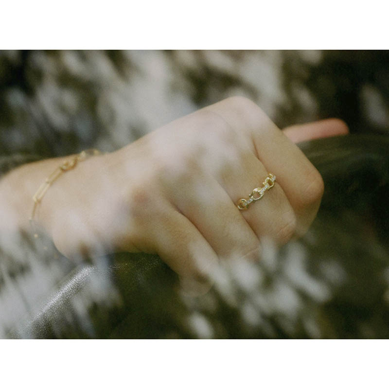 SYMPATHY OF SOUL（シンパシーオブソウル） Horseshoe Link Ring