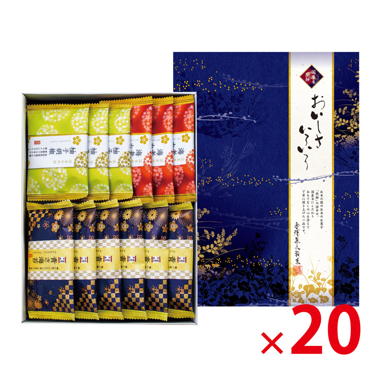 【送料無料（北海道・沖縄・離島除く）・代引き不可】金澤兼六製菓 RGN-8 おいしさいろいろ  20個セット【代引き不可】