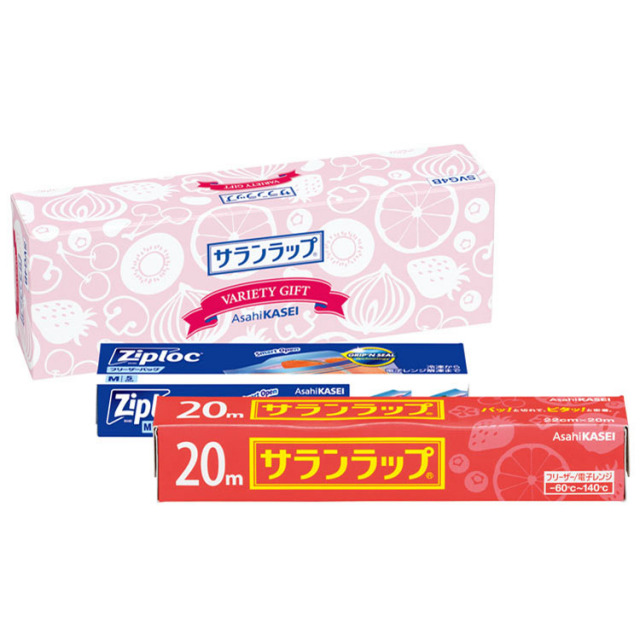 旭化成サランラップバラエティセットSVG4B（のし+カラー手提げ