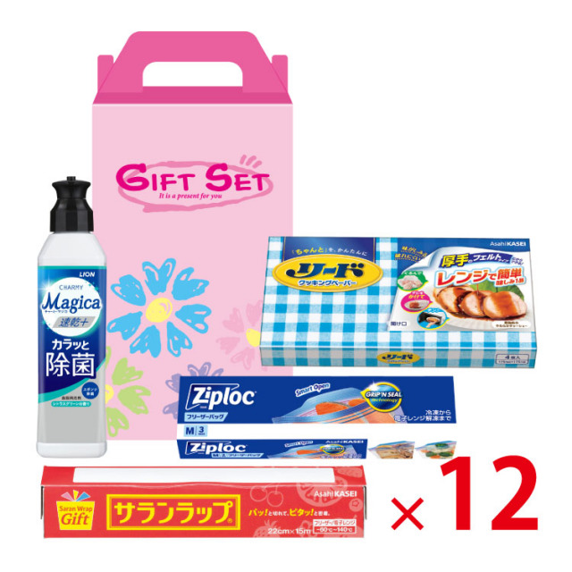 【送料無料（北海道・沖縄除く）】キッチン4点セットGLA-89 12個セット <dh-24410>