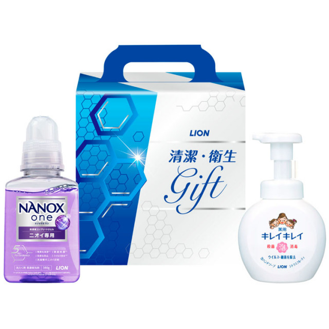 ライオン 清潔・衛生ギフト LNS-10（のし+手提げ紙袋付）