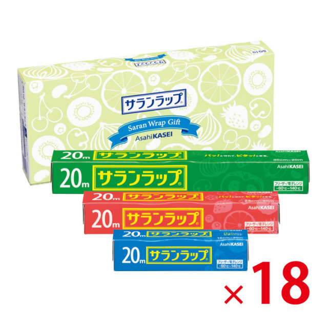 【送料無料（北海道・沖縄除く）】旭化成 サランラップギフト SG10 18個セット<dh-27330>