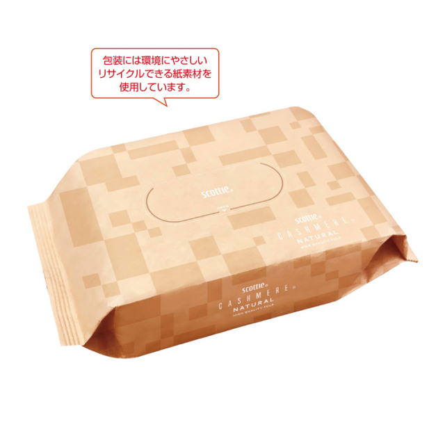 【送料無料（北海道・沖縄・離島除く）・代引き不可】スコッティ　ＮＡＴＵＲＡＬカシミヤティシュー５０Ｗ_36個セット_1個あたり138円（税抜） <sp-34904>