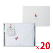 【送料無料（北海道・沖縄除く）】今治ブランド白フェイスタオル1枚入_20個セット <dh-20540>