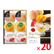 【送料無料（北海道・沖縄・離島除く）・代引き不可】金澤兼六製菓フルーティーデザートコレクション6個入_20個セット <dh-23430>