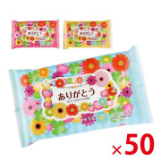 【送料無料（北海道・沖縄除く）】ありがとう大判ウェットティッシュ20枚入_50個セット <dh-24130>