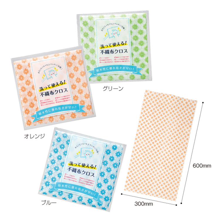 【送料無料（北海道・沖縄・離島除く）・代引き不可】洗って使える！不織布クロス_720個セット_1個あたり24円（税抜） <sp-30576>