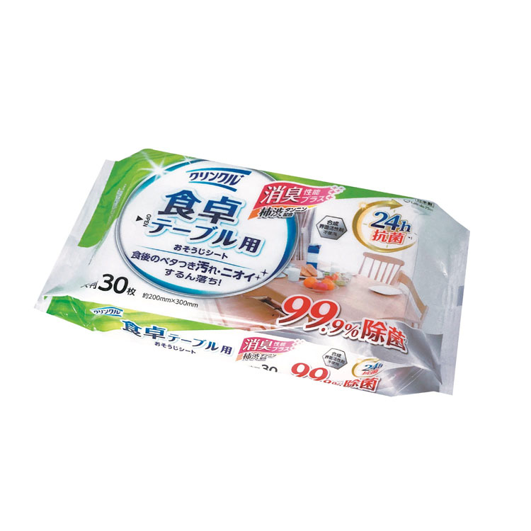 【送料無料（北海道・沖縄・離島除く）・代引き不可】クリンクルおそうじシート　食卓テーブル用３０枚_30個セット_1個あたり80円（税抜） <sp-36456ST>