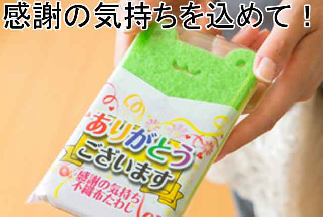 粗品・景品・プチギフト・ノベルティ・記念品の粗品屋本舗　感謝の気持ち！不織布たわし